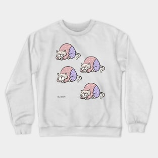 Cat Waking Up During Nap Crewneck Sweatshirt